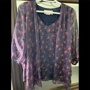 Multi colored blouse